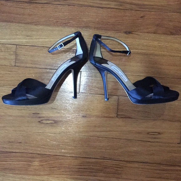 Jimmy Choo Satin Heels - Picture 2 of 5
